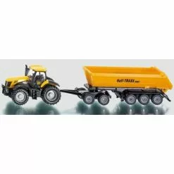 Siku 1858 - JCB 8250 Met Dolly En Halfpipe Trailer 1:87