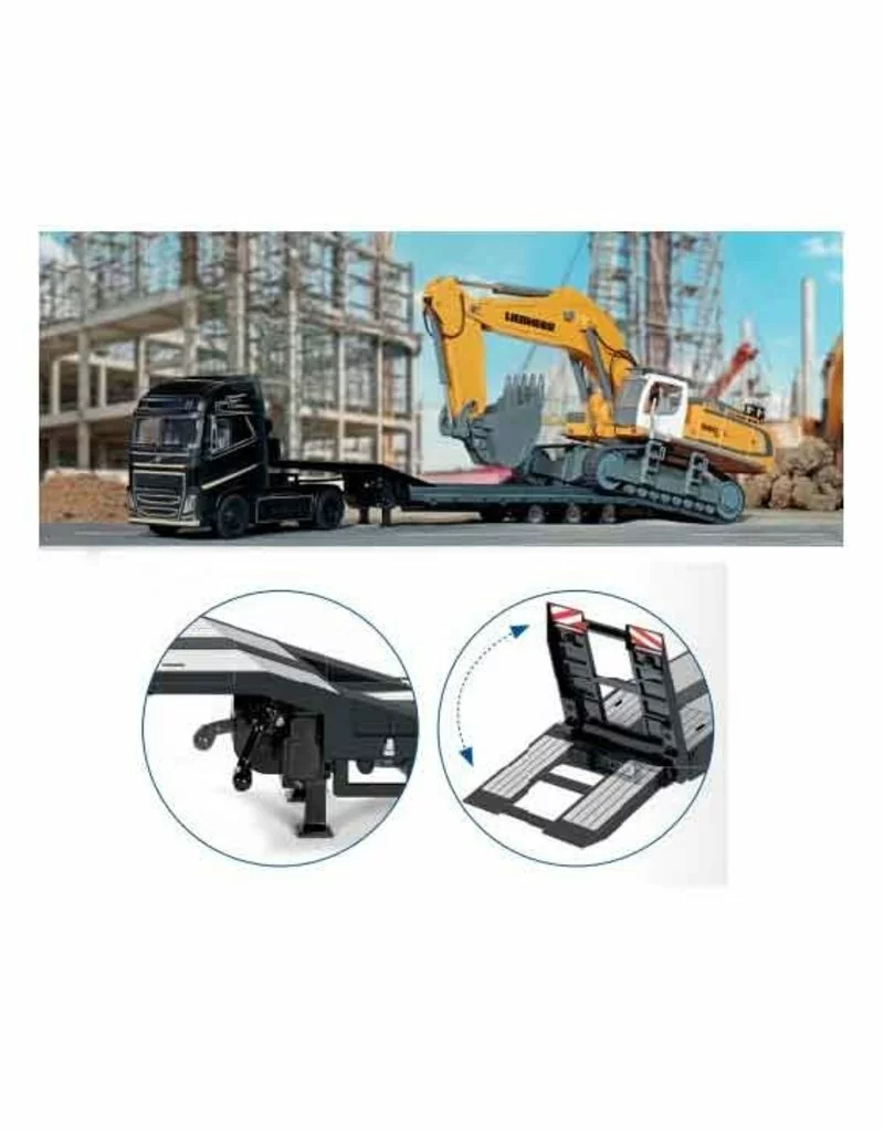 Siku 6744 - Dieplader 3-asser Siku Control 1:32 2 Siku 6744 - Dieplader 3-asser Siku Control 1:32 - Afbeelding 2